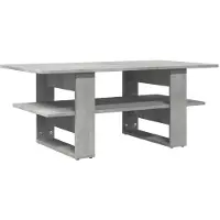 Syfax Couchtisch Betongrau 102x55x42 cm Holzwerkstoff