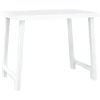 Syfax Campingtisch Weiß 79x56x64 cm PP Holzoptik
