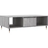 Syfax Couchtisch Grau Sonoma 104x60x35 cm Holzwerkstoff