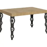 Itamoby Ausziehbarer Tisch 90x130/234 cm Gestell Karamay Eiche Natur Anthrazit
