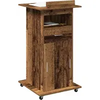 Syfax Podium Altholz Holzwerkstoff 55 x 55 x 107 cm