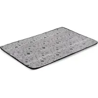AIO Factory Hundebettmatte 120x80 cm wasserdicht Knochen schwarz