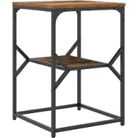 Syfax Beistelltisch Altholz 41 x 40 x 60 cm Ingenieure Holz und Stahl