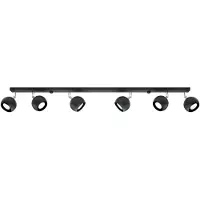 Sollux Deckenleuchte OCULARE 6L schwarz