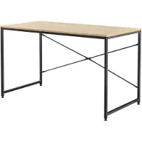 En.casa [] Schreibtisch 120x60x72cm Eiche-Optik Bürotisch Computertisch Arbeitstisch PC Tisch