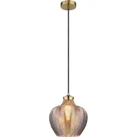 Globo Hängelampe Jessica, Ø 25 cm, rauchgrau, Glas