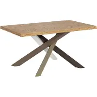 Itamoby Fester Tisch 90x160 cm Versalux entrindete Eichenbeine 4/C