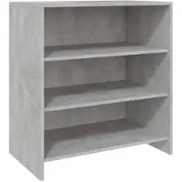 Syfax Sideboard Betongrau 70x40,5x75 cm Holzwerkstoff