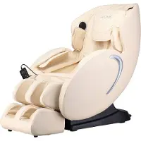 HOME DELUXE - Massagesessel SONO Beige - inkl. Zero Gravity Funktion, Bluetooth und Heizung I Massagestuhl Relaxsessel mit Wärmefunktion