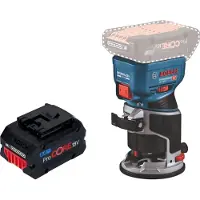 Bosch GKF 18V-8 Professional Akku Kantenfräse 18 V 8,0 mm Brushless + 1x ProCORE Akku 8,0 Ah - ohne Ladegerät