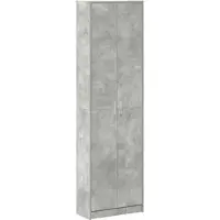 Syfax Kleiderschrank Beton Grau 55 x 25 x 189 cm