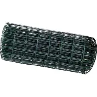 vidaXL Eurozaun 0,6 x 10 m PVC-beschichtetes Eisen Grün