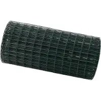 vidaXL Eurozaun 0,4 x 25 m PVC-beschichtetes Eisen Grün