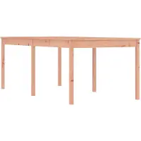 Syfax Gartentisch 203,5x100x76 cm Massivholz Douglasie