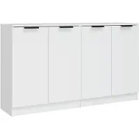 Syfax Sideboards 2 Stk. Weiß 60x30x70 cm Holzwerkstoff