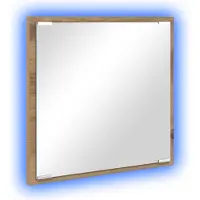 Syfax LED-Badezimmerspiegel Artisan-Eiche 40 x 37 x 8.5 cm