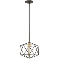 HINKLEY Elstead Astrid Hängeleuchte E27 Metallische, matte Bronze