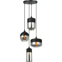 ITALUX Molina MDM-4364/4 BK+SG Hängelampe