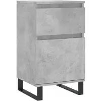 Syfax Sideboard Betongrau 40x35x70 cm Holzwerkstoff
