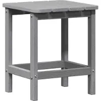 Syfax Beistelltisch Hellgrau 38 x 38 x 46 cm Polyethylen