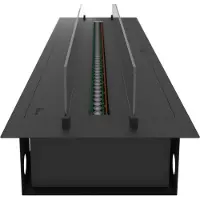 SOLOLED Invapo Insert 1800 Eingebauter Wasserdampfkamin - Mehrfarbige Flamme, 3D-Effekt und App-Steuerung, 3,6-l-Tank - 180 cm, automatische Nachfüllung