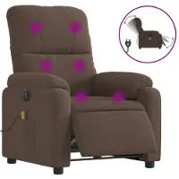 Sonstiges Massagesessel Elektrisch Braun Mikrofasergewebe