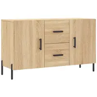 Syfax Sideboard Sonoma-Eiche 100x36x60 cm Holzwerkstoff