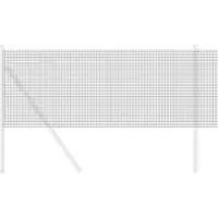 Syfax Doppelstabmattenzaun 10000 x 40 cm Grau