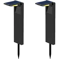 Lumisky Set mit 2 Solarleuchten zum Pflanzen - - SHARP - H41 cm - kaltweißes LED