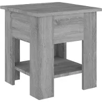 Syfax Couchtisch Grau Sonoma 40x40x42 cm Holzwerkstoff
