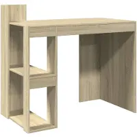 Syfax Schreibtisch Sonoma-Eiche 103,5x56,5x94 cm Holzwerkstoff