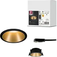 Paulmann Cole Spotlight GU10, schwarz/gold