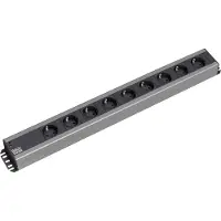 Bachmann 300.001 HANDWERKERLEISTE 9xCEE7/3 Strom 2,0m CEE7/7 300001