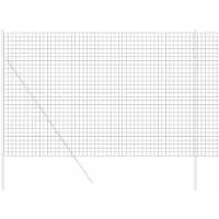 Syfax Eurozaun Grau 1,6 x 10 m PVC-beschichtetes Eisen