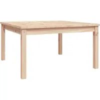 Syfax Gartentisch 82,5x82,5x45 cm Massivholz Kiefer