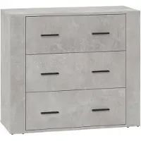 Syfax Sideboard Betongrau 80x33x70 cm Holzwerkstoff