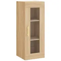Syfax Wandschrank Sonoma-Eiche 34,5x34x90 cm