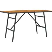 Syfax Esstisch Braun 110 x 55 x 61,5 cm Massivholz Akazie