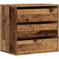 Syfax Kommode Altholz-Optik 60x41x58 cm Holzwerkstoff