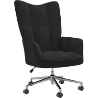 Syfax Relaxsessel Schwarz Samt