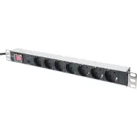 Digitus 19" Outlet Strip, 250 V, 50/60 Hz, 16 A, 2 m, Schwarz, 482.6 mm (19 ")