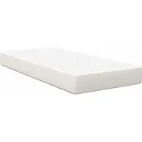 Syfax Bettmatratze mit Matratze Creme 100 x 200 cm Stoff