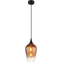 Globo Lighting Hängeleuchte Metall schwarz matt, 1x E27