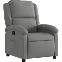 Syfax Relaxsessel, Stoff, Dunkelgrau