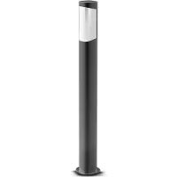 Braytron LED Standleuchte Wegleuchte Außenleuchte Standlampe Gartenleuchte 7W IP54 für Weg Hof Garten; Typ: Tarus warmweiß; Höhe: 80cm in Anthrazit