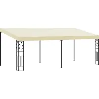 Syfax Wand-Pavillon 6x3x2,5 m Cremeweiß