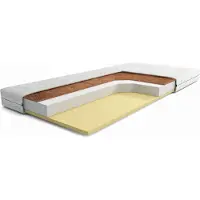 Furnlux Classic FURNLUX Springless Mattress Sally White 120x200cm / Hauptfarbe: Weiß / Abmessungen: 120 x 200 x 12 cm