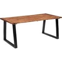 Syfax Esstisch Massivholz Akazie 180 x 90 cm