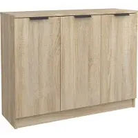 Syfax Sideboard Sonoma-Eiche 90,5x30x70 cm Holzwerkstoff