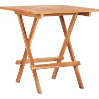 Syfax Bistrotisch Klappbar 60x60x65 cm Massivholz Teak